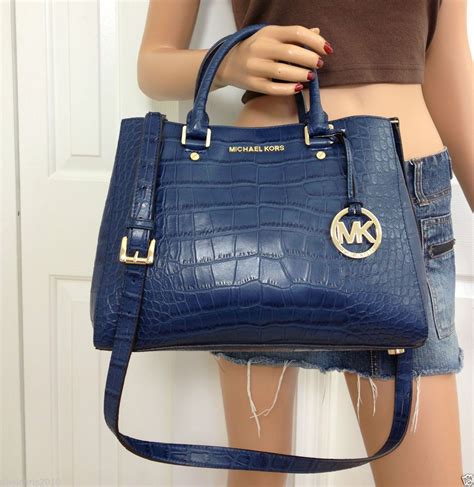 Michael Kors outlet blue purse